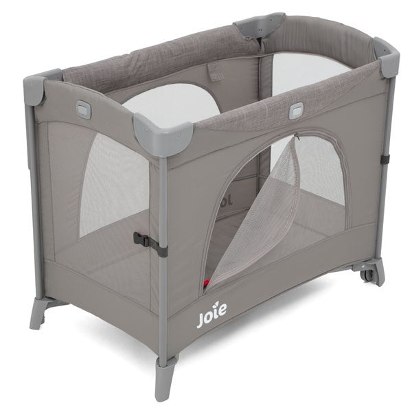 Joie Kubbie Sleep Bedside Travel Cot - Foggy Gray