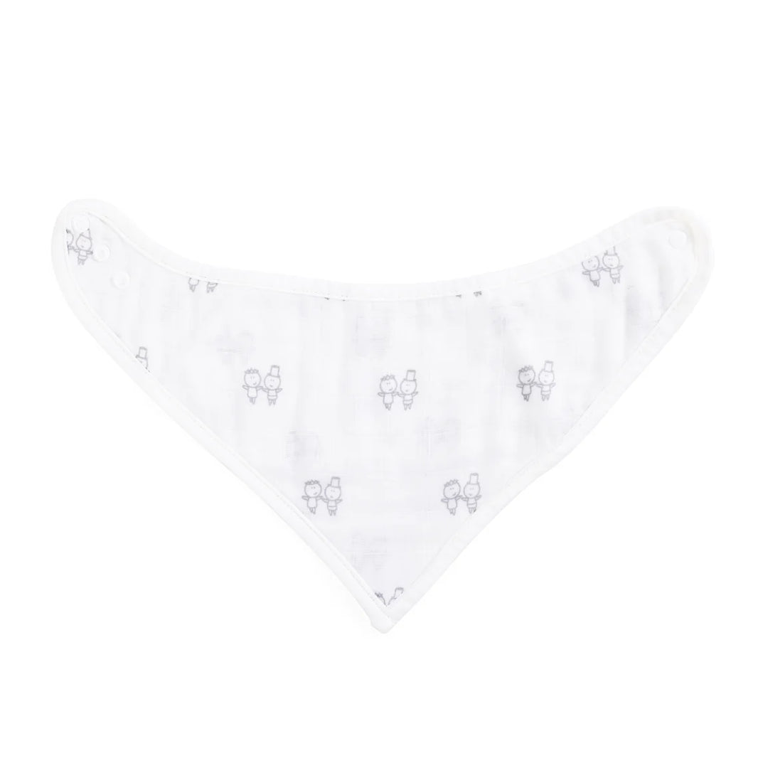 Kiki and Sebby 6-Layer Muslin Bandana Bibs
