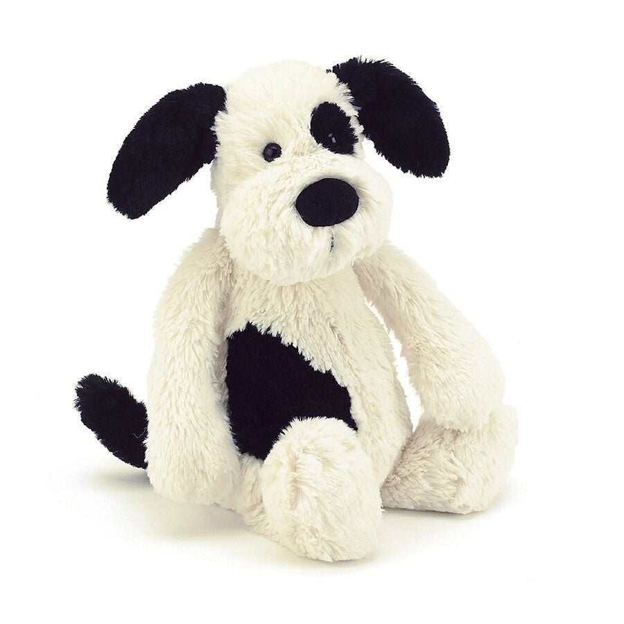 Jellycat Bashful Black & Cream Puppy- Medium H31cm