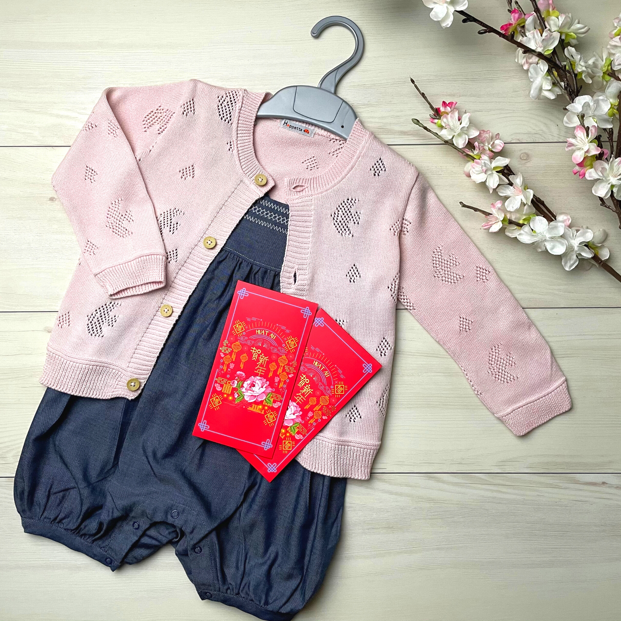 Hoppetta Cookia Cardigan - Pink | Little Baby.