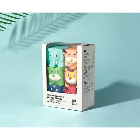 Bc Babycare Animal Squeeze & Stack Block