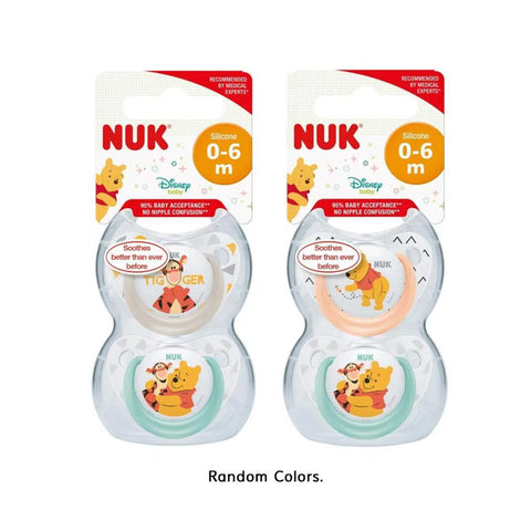 NUK Disney Silicone Sleeptime Soother 0-6mths