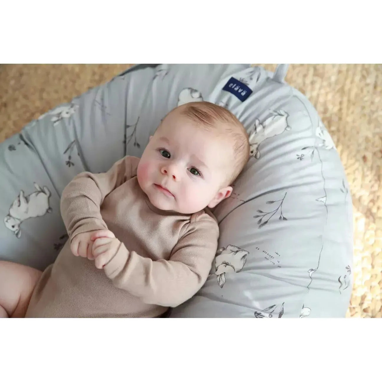 Elava Baby Reflux Prevention Cushion & Mesh Cushion Cover Set