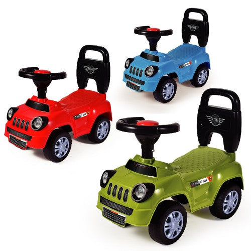 Lucky Baby Ride-On Push Car - Roadmaster (Assorted Designs)