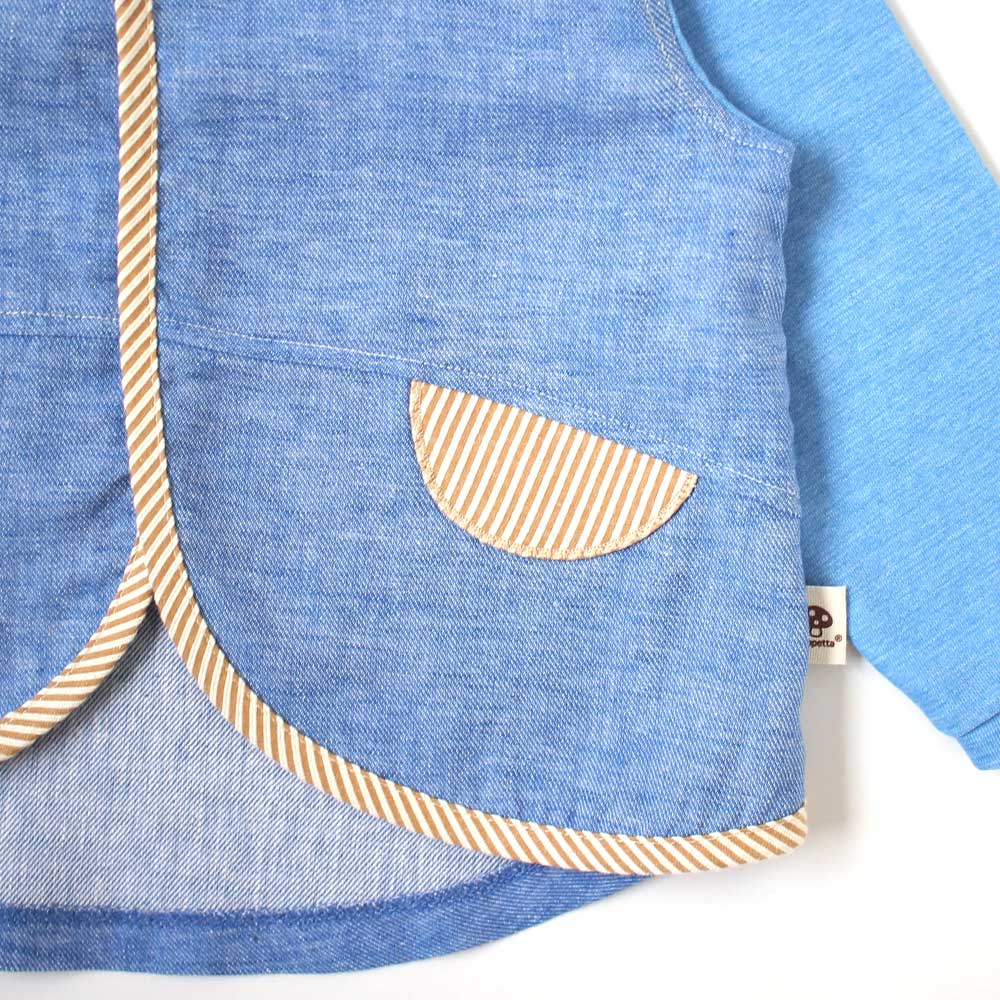 Hoppetta UV Hoodie - Blue | Little Baby.