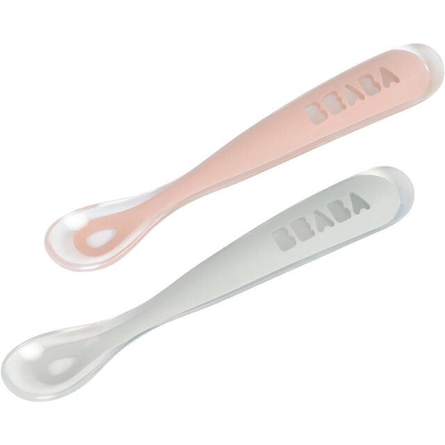 Beaba 1st Stage Silicone Spoon Set of 2 (Assorted Colours)