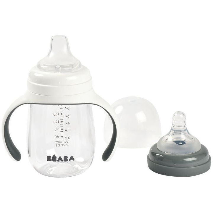 Beaba 2-in-1 Training Bottle 210ml (Assorted Colours)