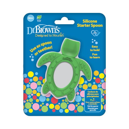 Dr. Brown’s Silicone Starter Spoon - Turtle