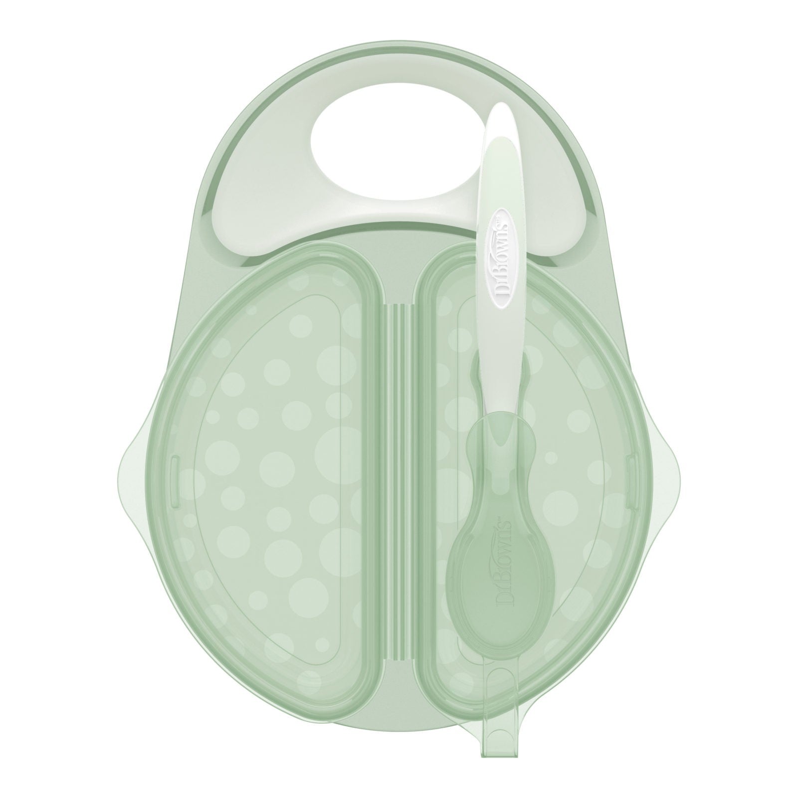 Dr. Brown’s Travel Fresh Bowl & Spoon - Light Green