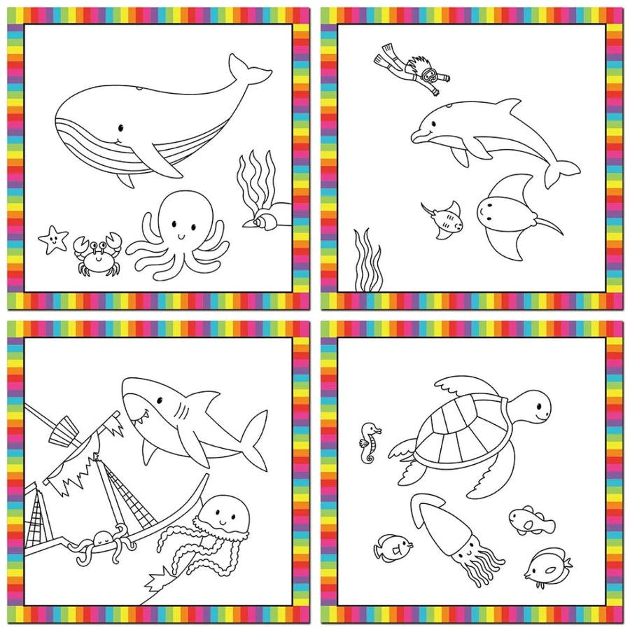 Galt First Water Magic Reusable Colouring Book (Assorted Designs)