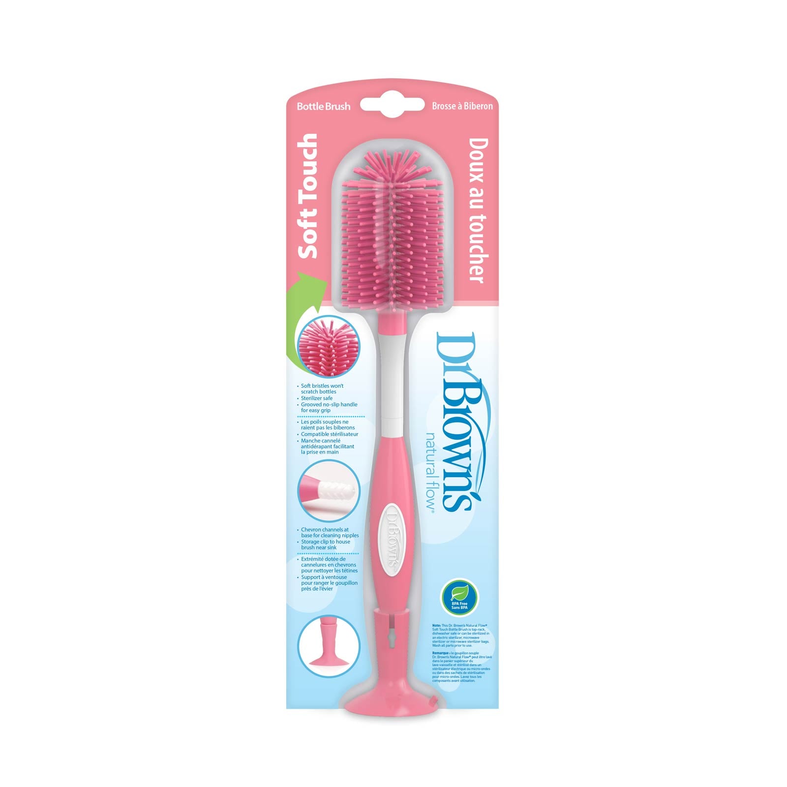 Dr. Brown’s Soft Touch Bottle Brush (Assorted Designs)