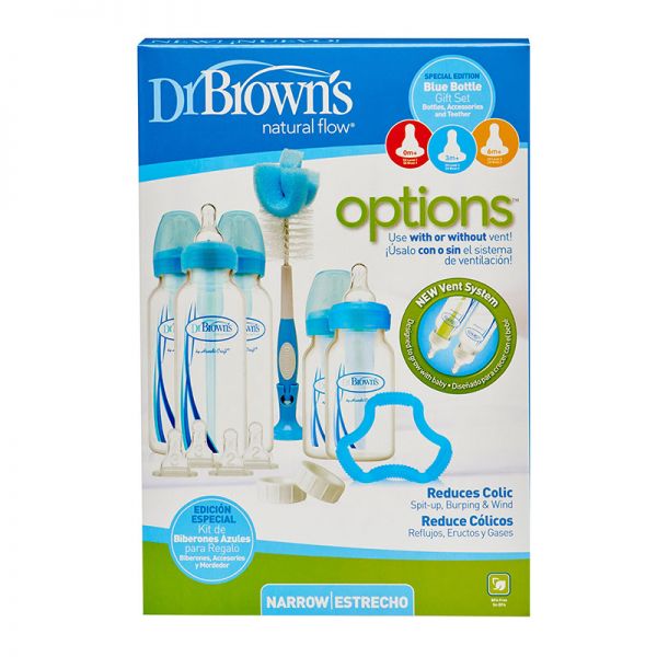 Dr. Brown’s PP Options+ Narrow-Neck Gift Set (Assorted Designs)
