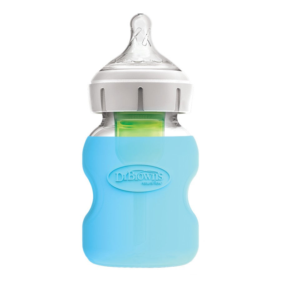 Dr. Brown’s Natural Flow Options+ Glass Baby Bottle Sleeve (Wide-Neck)