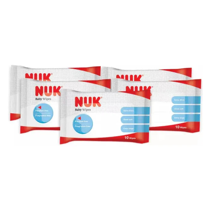 NUK Baby Wipes (10s x 5)