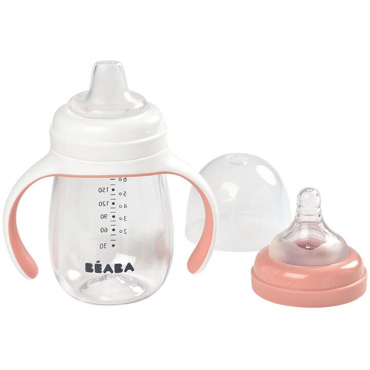 Beaba 2-in-1 Training Bottle 210ml (Assorted Colours)