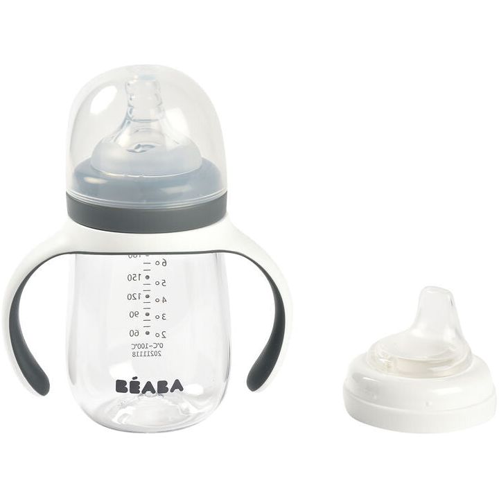 Beaba 2-in-1 Training Bottle 210ml (Assorted Colours)