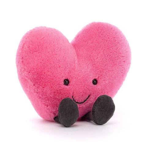 Jellycat Amuseable Hot Pink Heart - H11cm