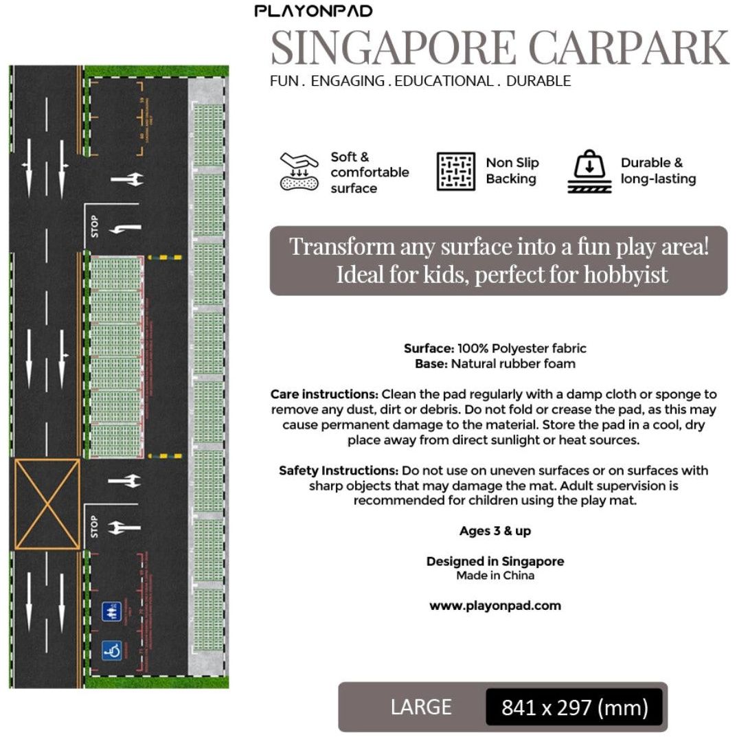 Playonpad Singapore Road & Car Park Mat