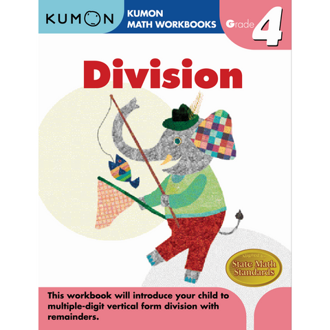 Kumon Math Workbooks Grade 4 Division | Little Baby.