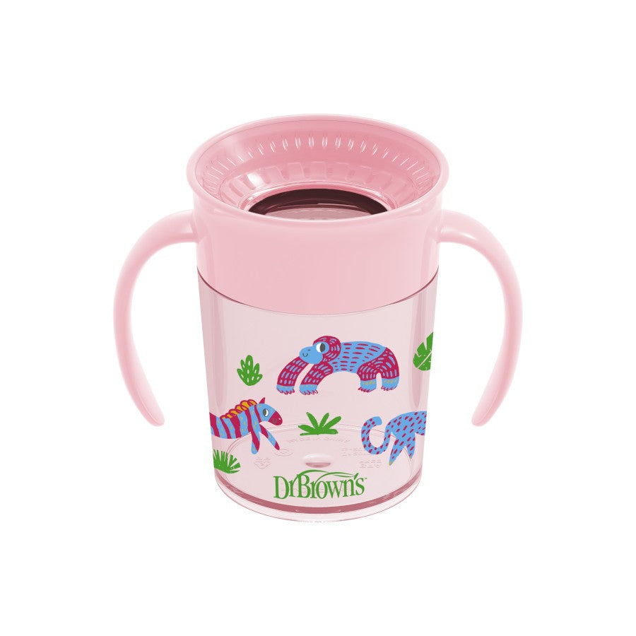 Dr. Brown’s 200ml Smooth Wall Cheers 360 Cup w Handles (6m+) Assorted Designs