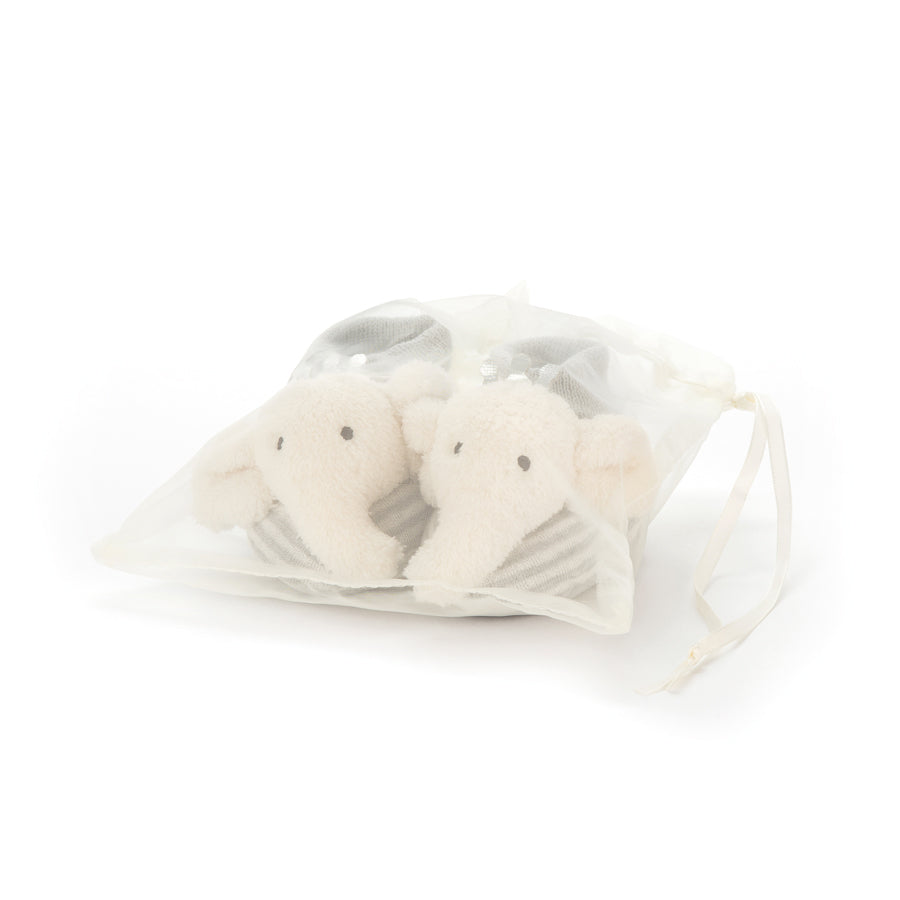 JellyCat Alfie Elephant Booties | Little Baby.