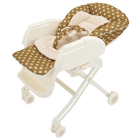 Aprica High-Low Bed & Chair (Brown) | Little Baby.