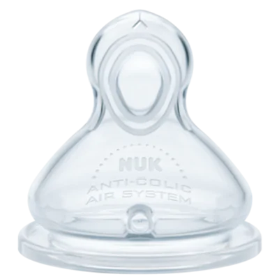 NUK Premium Choice Silicone Teat Flow Control 6-18mths