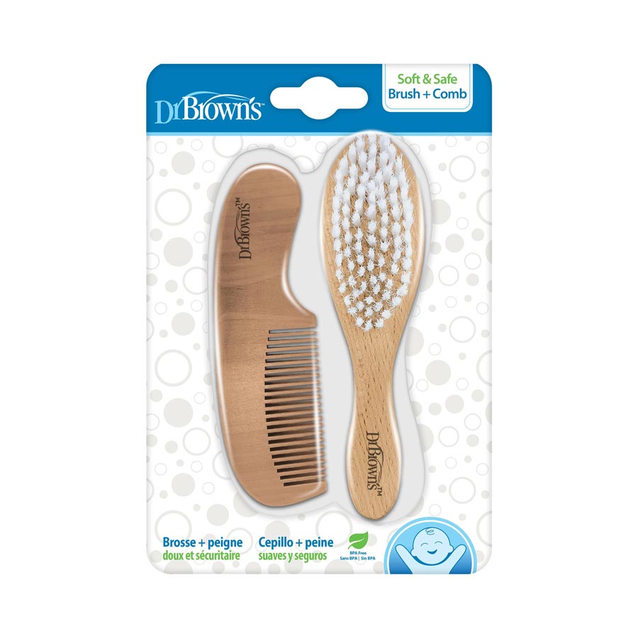 Dr. Brown’s Soft and Safe Brush & Comb