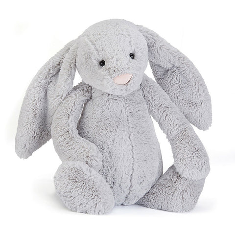 JellyCat Bashful Silver Bunny - Really Big H67cm | Little Baby.