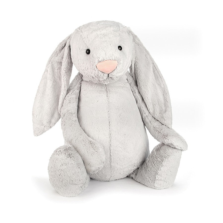 JellyCat Bashful Silver Bunny - Really Really Big H108cm | Little Baby.