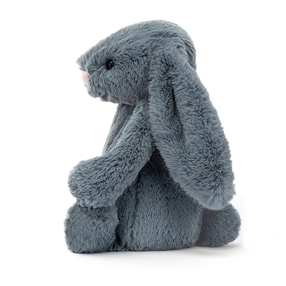 JellyCat Bashful Dusky Blue Bunny - Medium H31cm | Little Baby.