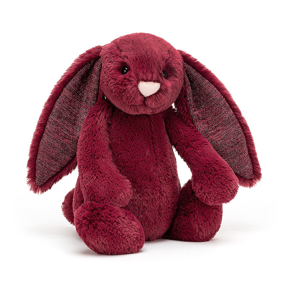 JellyCat Bashful Sparkly Cassis Bunny - Medium H31cm | Little Baby.