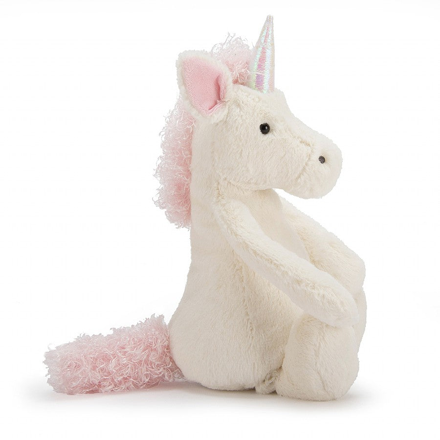 JellyCat Bashful Unicorn - Medium H31cm | Little Baby.