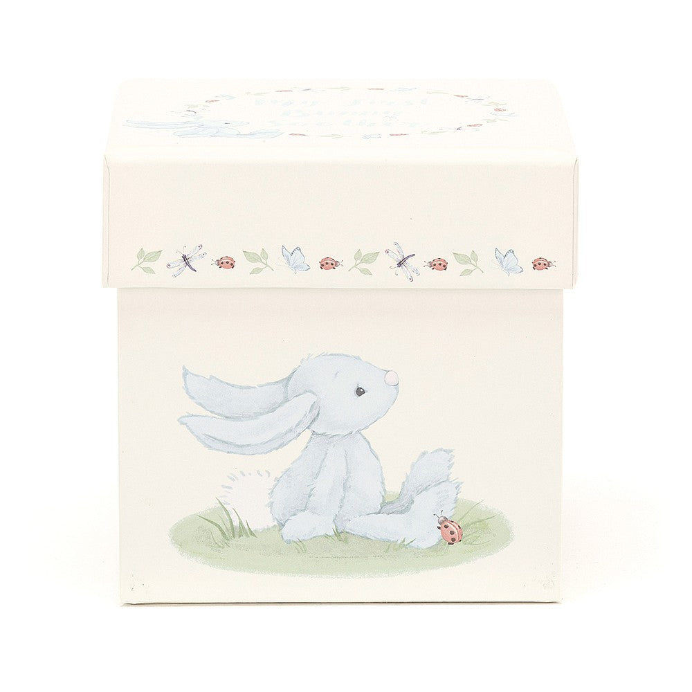 JellyCat My First Blue Bunny Soother | Little Baby.