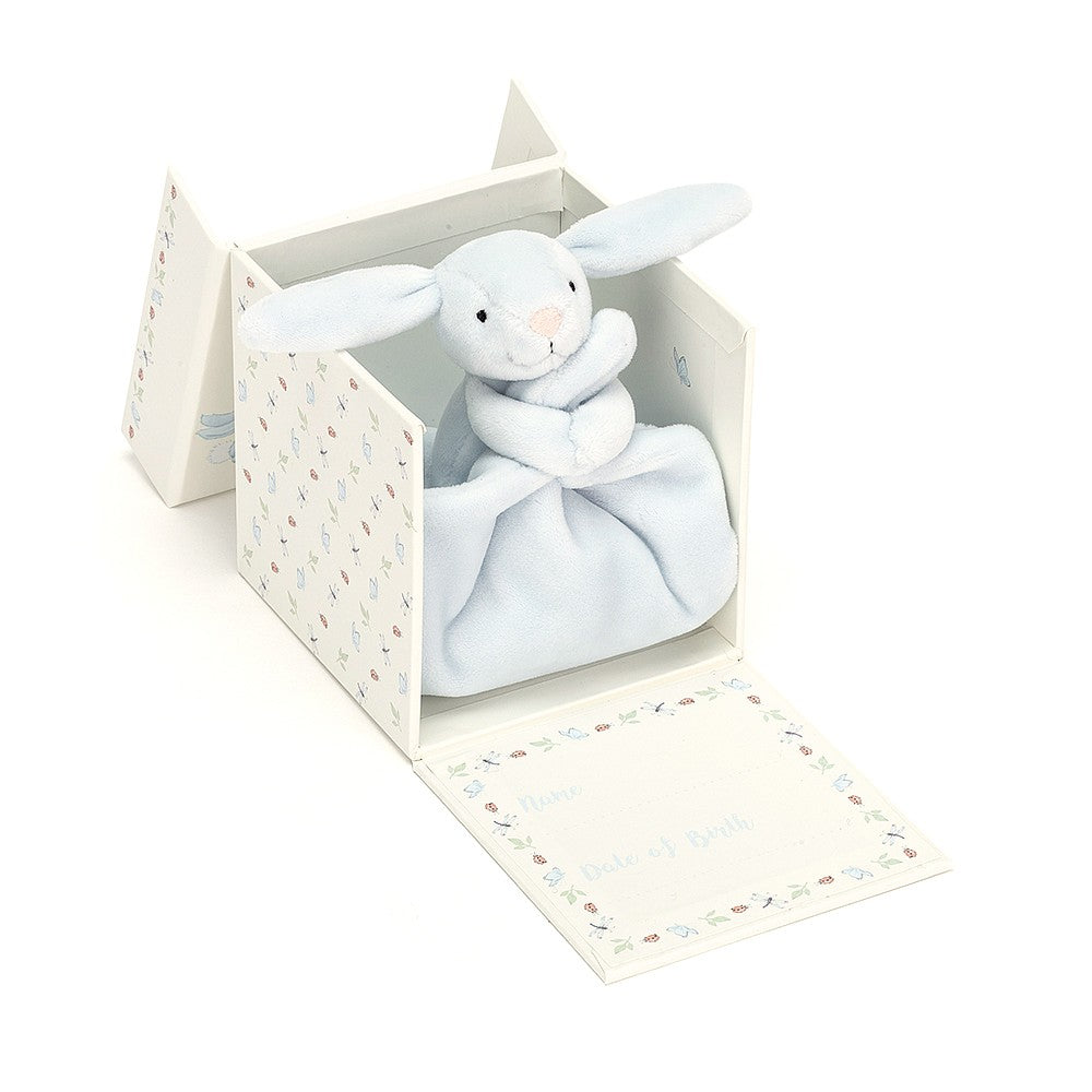 JellyCat My First Blue Bunny Soother | Little Baby.