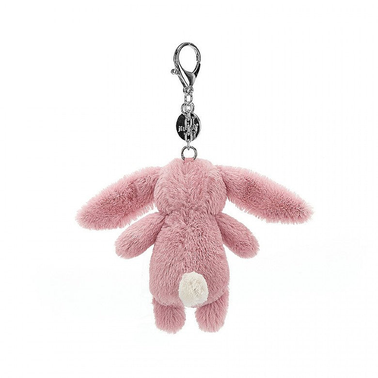 Jellycat Bashful Bunny Tulip Bag Charm H8CM