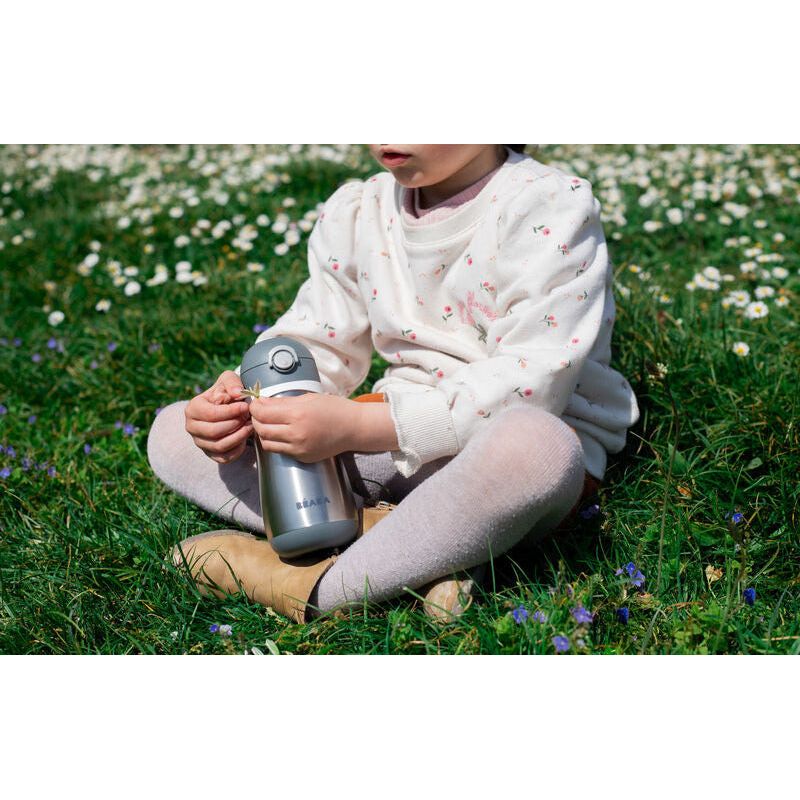 Beaba Stainless Steel Spout Bottle 350ml (Assorted Colours)