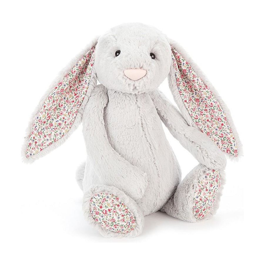 JellyCat Blossom Silver Bunny - Large H36cm | Little Baby.