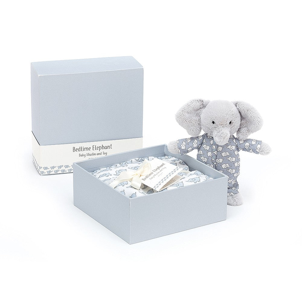 JellyCat Bedtime Elephant Gift Set | Little Baby.