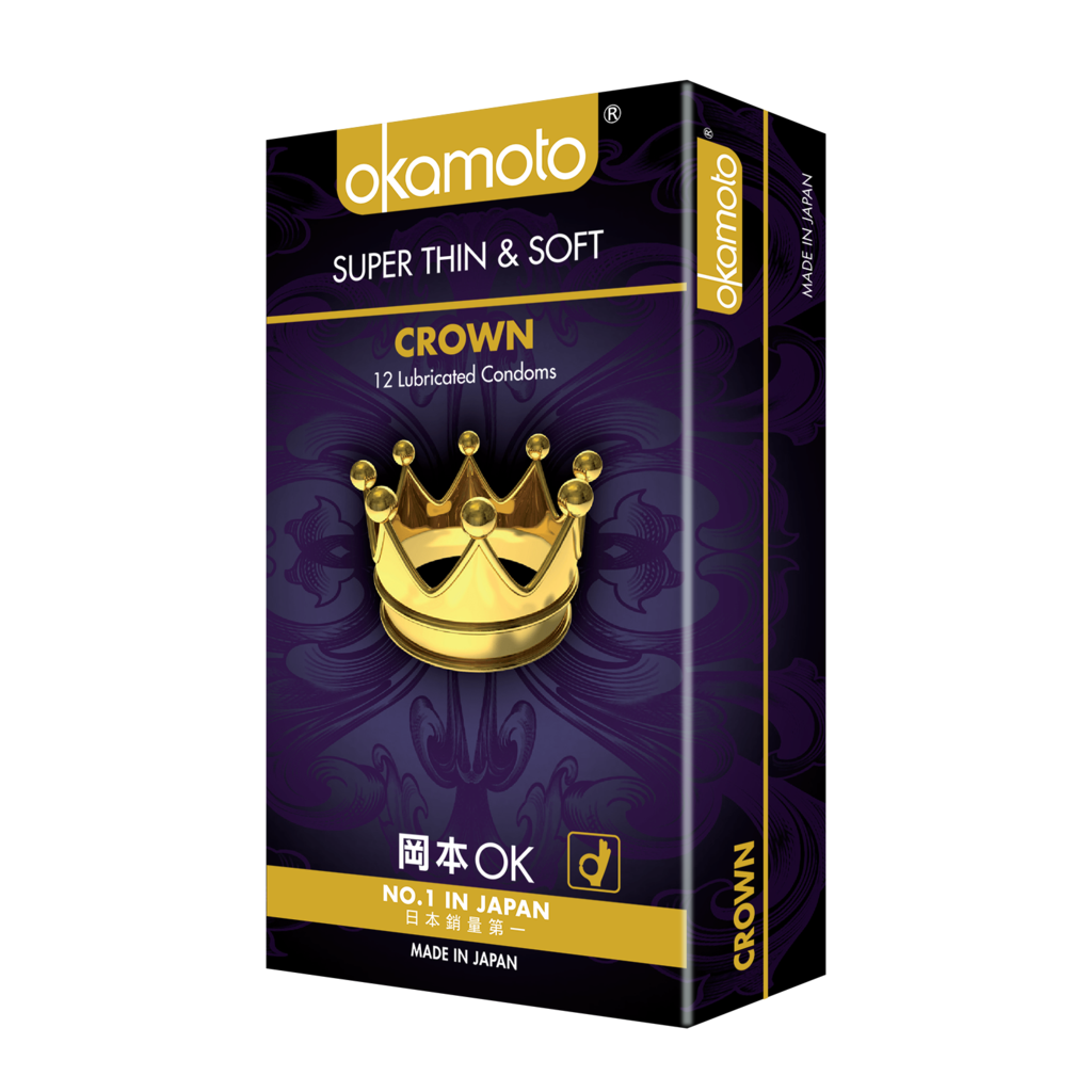 Okamoto Condoms Crown 12s | Little Baby.