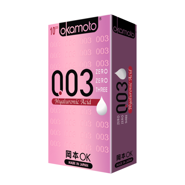 Okamoto Condoms 003 Hyaluronic Acid 10s | Little Baby.