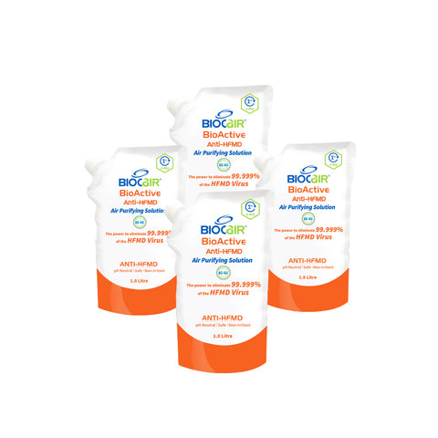 BioCair 4-Pack BioActive Anti-HFMD Air Purifying Solution | Little Baby.