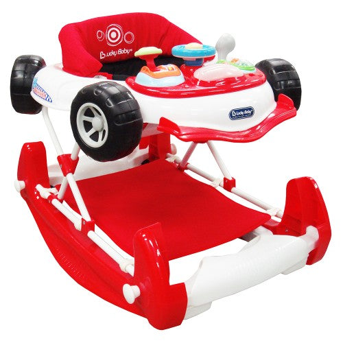 Lucky Baby Racer Plus™ 2 In 1 Baby Walker/Rocker