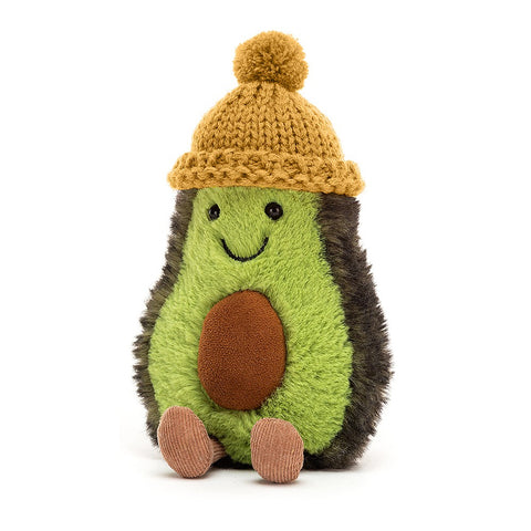 JellyCat Amuseable Cozi Avocado Mustard - H16cm | Little Baby.