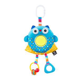 Benbat Dazzle Friends Multi-Skills Travel Toy - Owl | Little Baby.