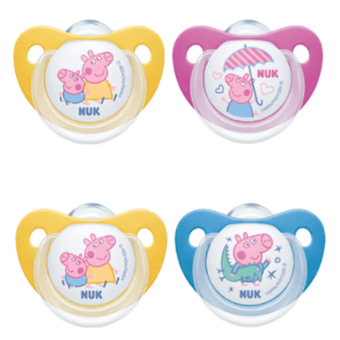 NUK Peppa Pig Silicone Soother 2pcs/box