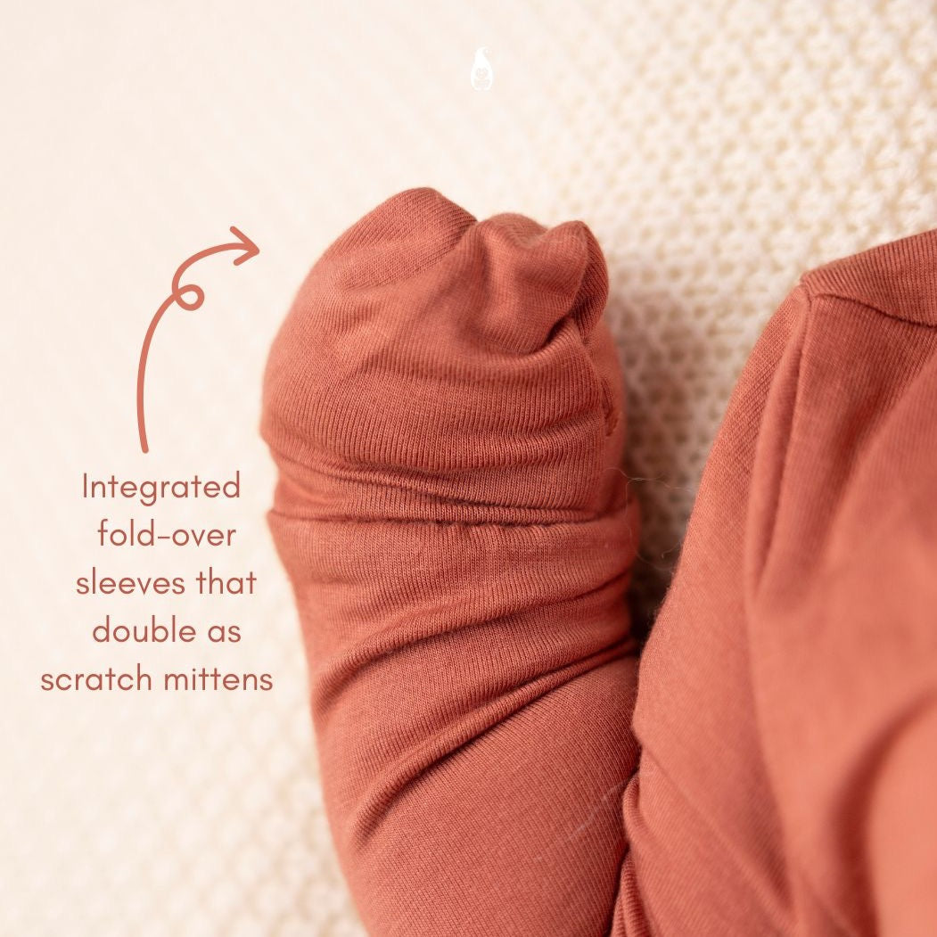 Elly Milley Organic Bamboo Baby Sleep Suit