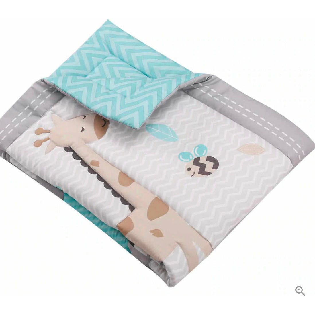 Palette Box 8-Pieces Bedding Set – Grey Party Zoo