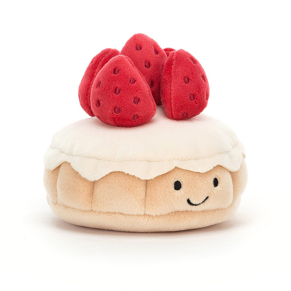 Jellycat Pretty Patisserie Tarte Aux Fraises - H7cm