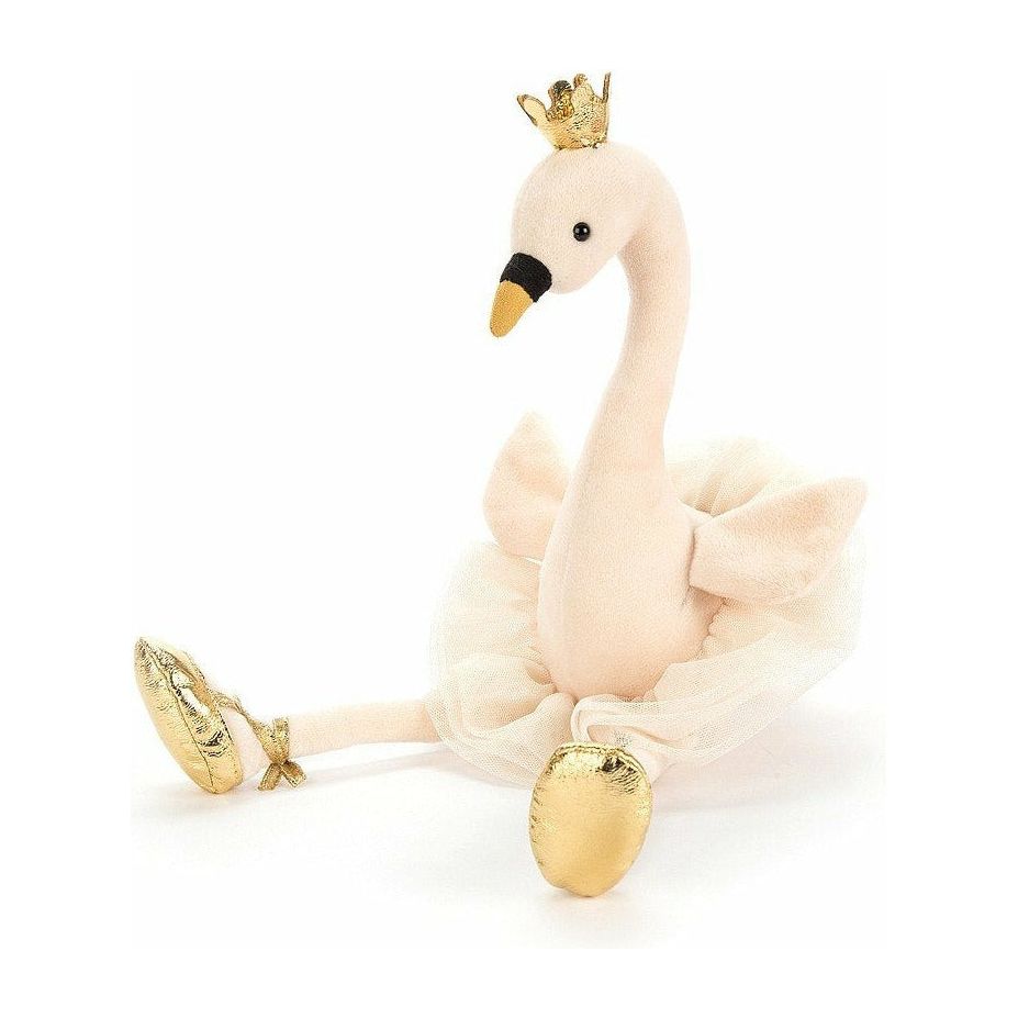 JellyCat Fancy Swan - H34cm